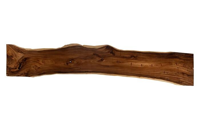 Origins Dining Table, Live Edge, Natural, Satin Black Legs TH112221 Phillips Collection
