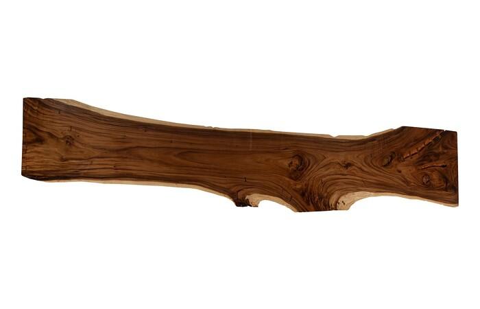 Origins Dining Table, Live Edge, Natural, Satin Black Legs TH112222 Phillips Collection