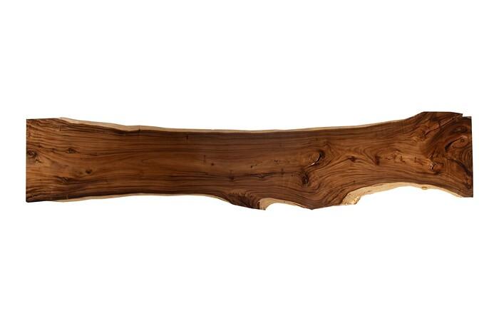 Origins Dining Table, Live Edge, Natural, Satin Black Legs TH112223 Phillips Collection