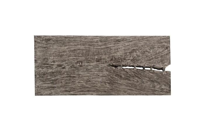 Origins Dining Table, Straight Edge, Gray Stone, Satin Black Legs TH113140 Phillips Collection