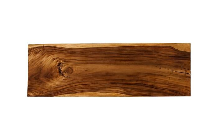 Origins Dining Table, Straight Edge, Natural, Satin Black Legs TH113213 Phillips Collection