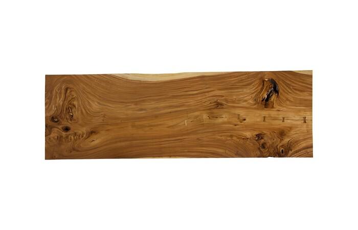 Origins Dining Table, Straight Edge, Natural, Satin Black Legs TH113234 Phillips Collection