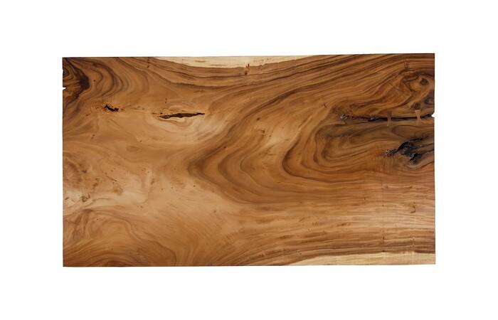 Origins Dining Table, Straight Edge, Natural, Satin Black Legs TH115407 Phillips Collection