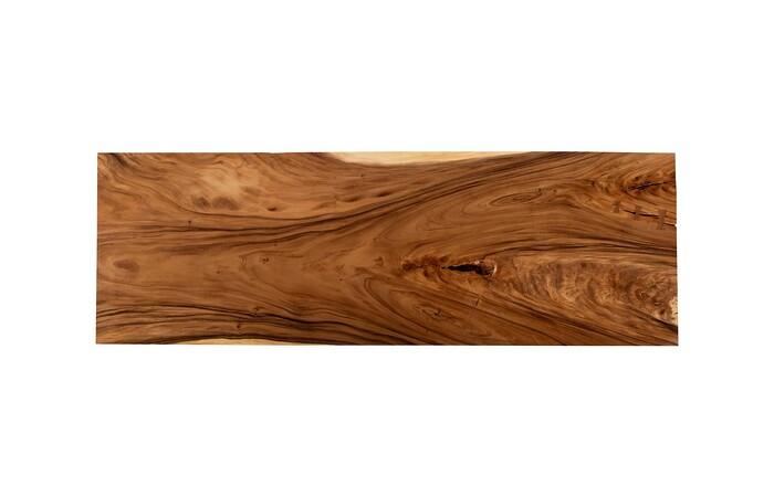 Origins Dining Table, Straight Edge, Natural, Satin Black Legs TH115524 Phillips Collection