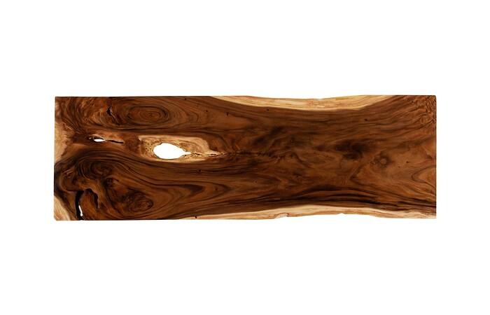 Origins Dining Table, Live Edge, Natural, Satin Black Legs TH115579 Phillips Collection
