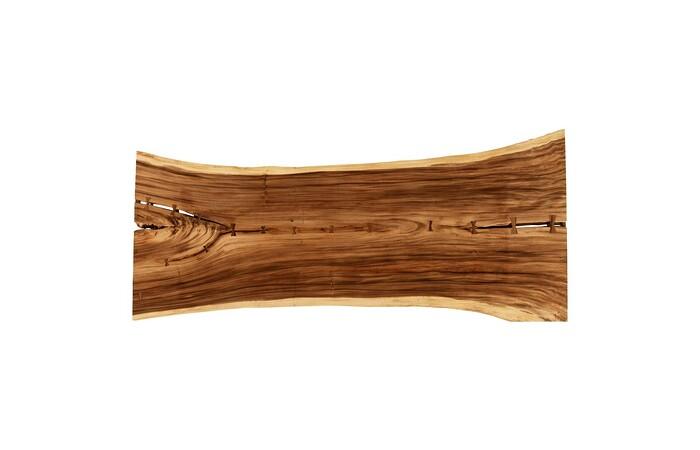 Origins Dining Table, Live Edge, Natural, Satin Black Legs TH115855 Phillips Collection