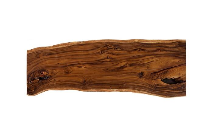Origins Dining Table, Live Edge, Natural, Satin Black Legs TH116771 Phillips Collection