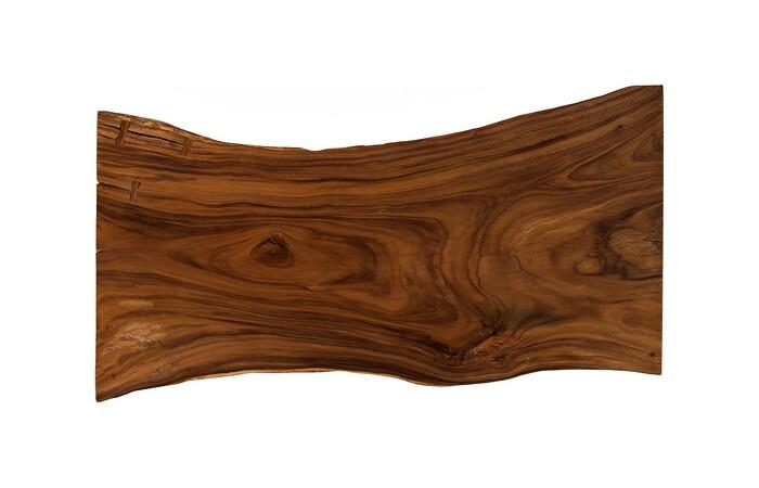 Origins Dining Table, Live Edge, Natural, Satin Black Legs TH116772 Phillips Collection