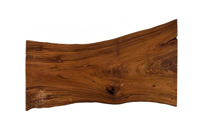 Origins Dining Table, Live Edge, Natural, Satin Black Legs TH116778 Phillips Collection