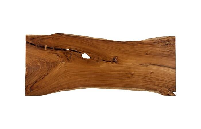 Origins Dining Table, Live Edge, Natural, Satin Black Legs TH116788 Phillips Collection