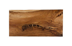 Origins Dining Table, Straight Edge, Natural, Satin Black Legs TH117086 Phillips Collection