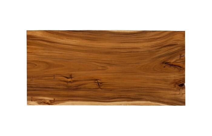 Origins Dining Table, Live Edge, Natural, Satin Black Legs TH120249 Phillips Collection