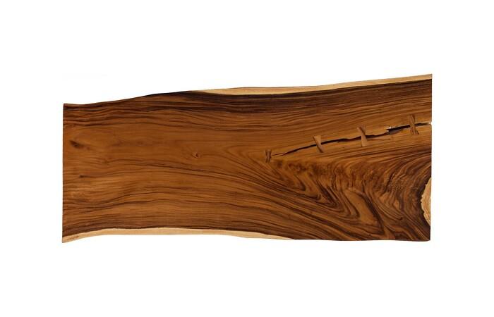 Origins Dining Table, Live Edge, Natural, Satin Black Legs TH120250 Phillips Collection
