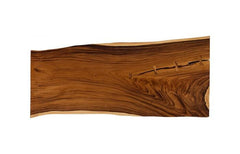 Origins Dining Table, Live Edge, Natural, Satin Black Legs TH120250 Phillips Collection