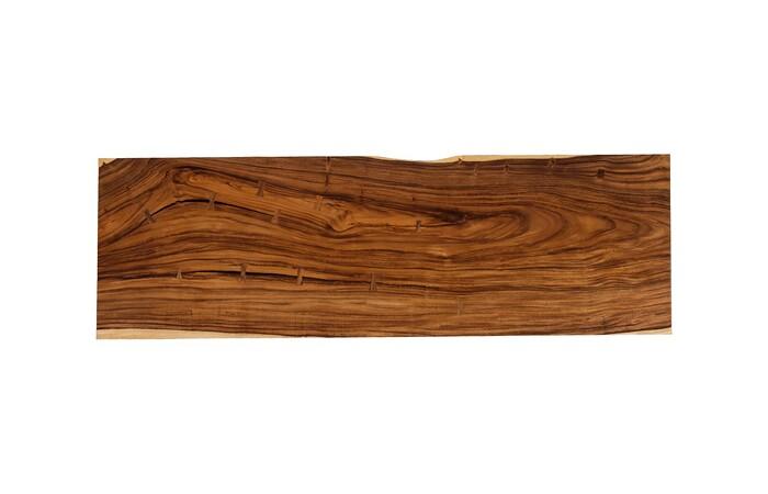 Origins Dining Table, Straight Edge, Natural, Satin Black Legs TH120287 Phillips Collection