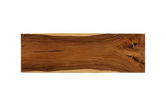 Origins Dining Table, Straight Edge, Natural, Satin Black Legs TH120290 Phillips Collection