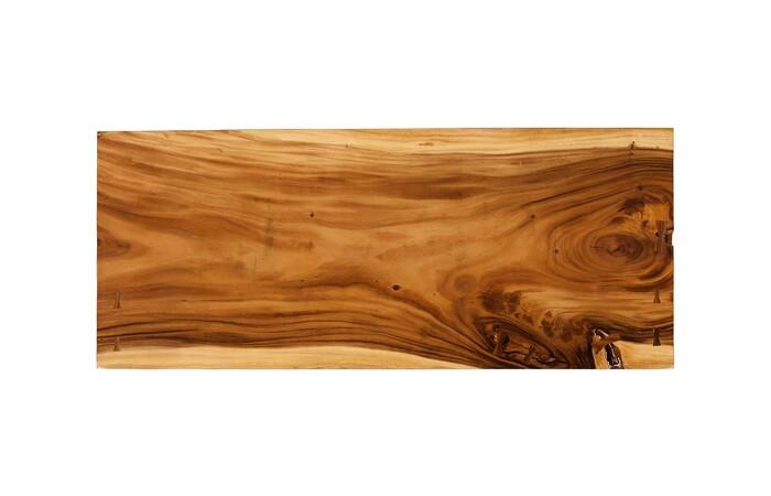 Origins Dining Table, Straight Edge, Natural, Satin Black Legs TH121864 Phillips Collection