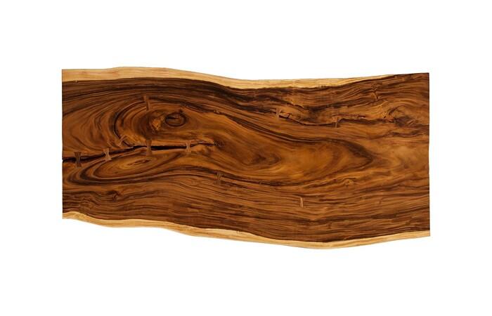 Origins Dining Table, Straight Edge, Natural, Satin Black Legs TH122138 Phillips Collection