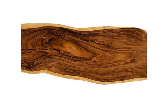 Origins Dining Table, Straight Edge, Natural, Satin Black Legs TH122143 Phillips Collection