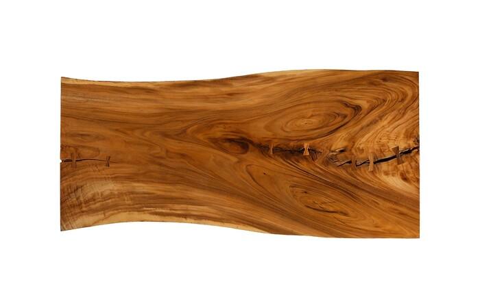 Origins Dining Table, Live Edge, Natural, Satin Black Legs TH122191 Phillips Collection