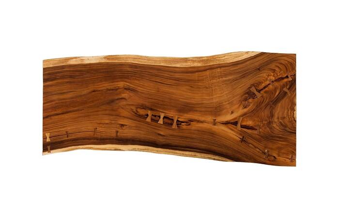 Origins Dining Table, Live Edge, Natural, Satin Black Legs TH122325 Phillips Collection