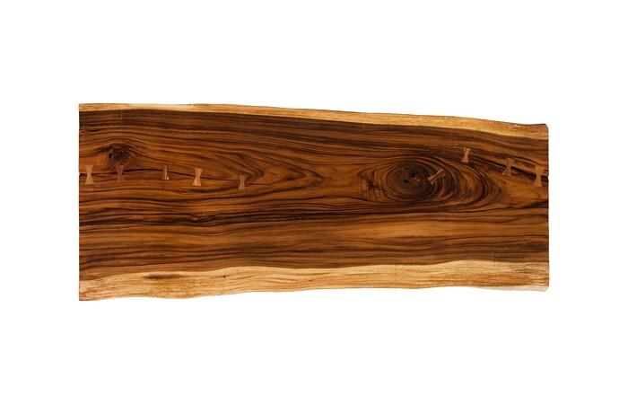Origins Dining Table, Live Edge, Natural, Satin Black Legs TH122326 Phillips Collection