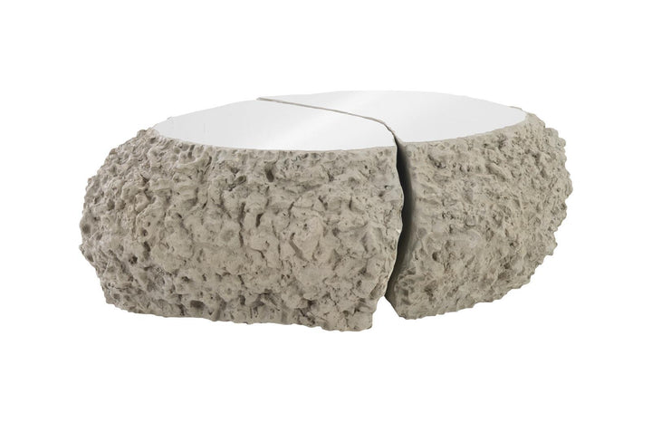 Split the Difference Coffee Table, Ash by Phillips Collection — view 1