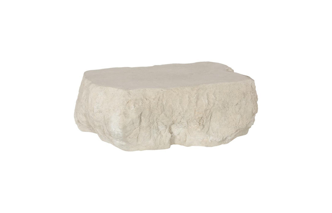 Quarry Coffee Table, Large, Roman Stone by Phillips Collection — view 1