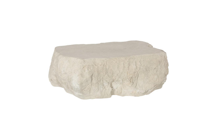 Quarry Coffee Table, Large, Roman Stone by Phillips Collection — view 1