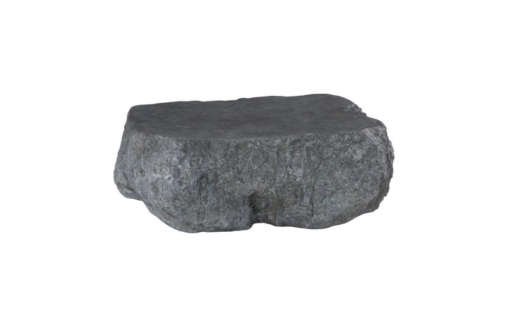 Quarry Coffee Table, Large, Charcoal Stone by Phillips Collection — view 1