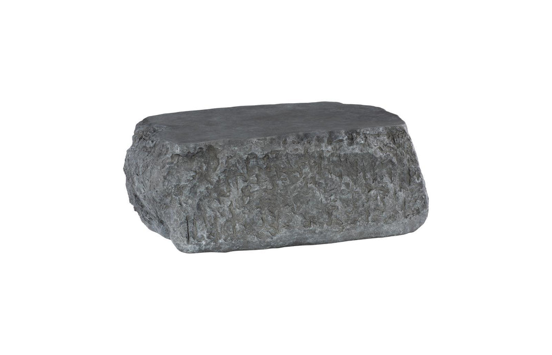 Quarry Coffee Table, Large, Charcoal Stone by Phillips Collection — view 3