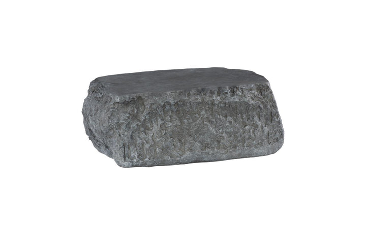 Quarry Coffee Table, Large, Charcoal Stone by Phillips Collection — view 3
