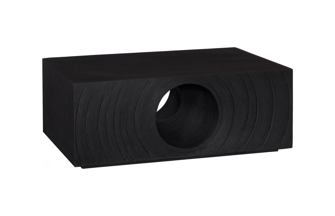 Void Coffee Table, Black Stone by Phillips Collection — view 1
