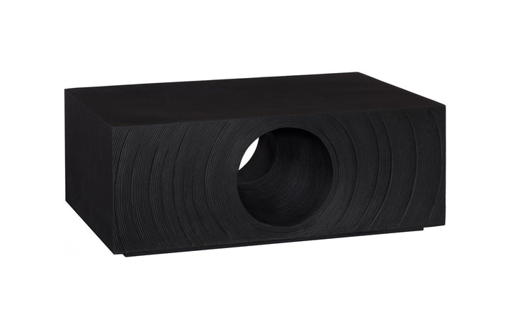 Void Coffee Table, Black Stone by Phillips Collection — view 1
