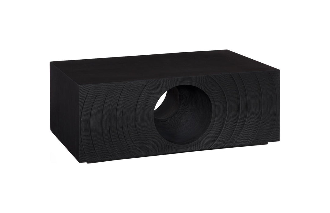 Void Coffee Table, Black Stone by Phillips Collection — view 3