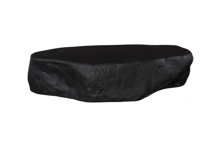 Quarry Coffee Table, Extra Large, Black Glamstone by Phillips Collection — view 1