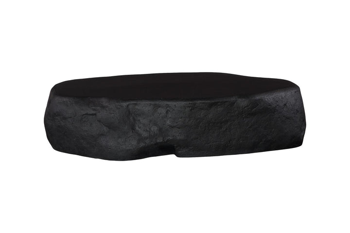 Quarry Coffee Table, Extra Large, Black Glamstone by Phillips Collection — view 3