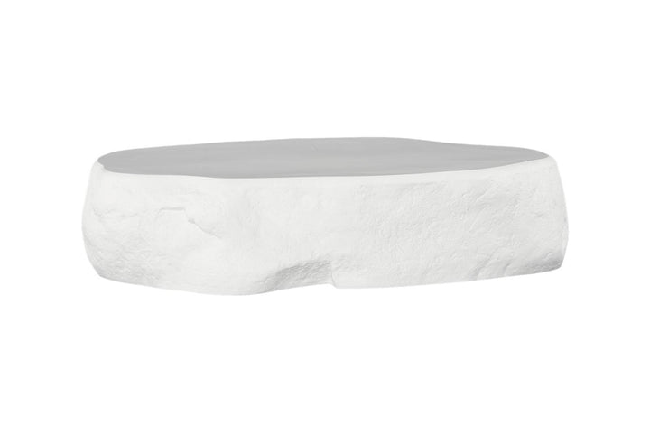 Quarry Coffee Table, Extra Large, White Glamstone by Phillips Collection — view 3