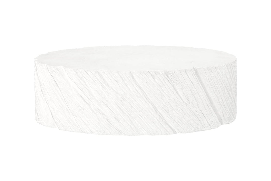 Shear Coffee Table, Oval, White Stone by Phillips Collection — view 3