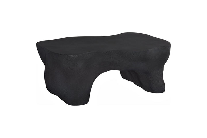Strata Coffee Table, Charcoal Stone by Phillips Collection — view 1