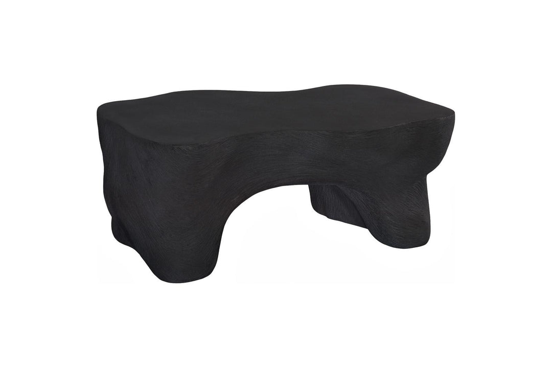 Strata Coffee Table, Charcoal Stone by Phillips Collection — view 3