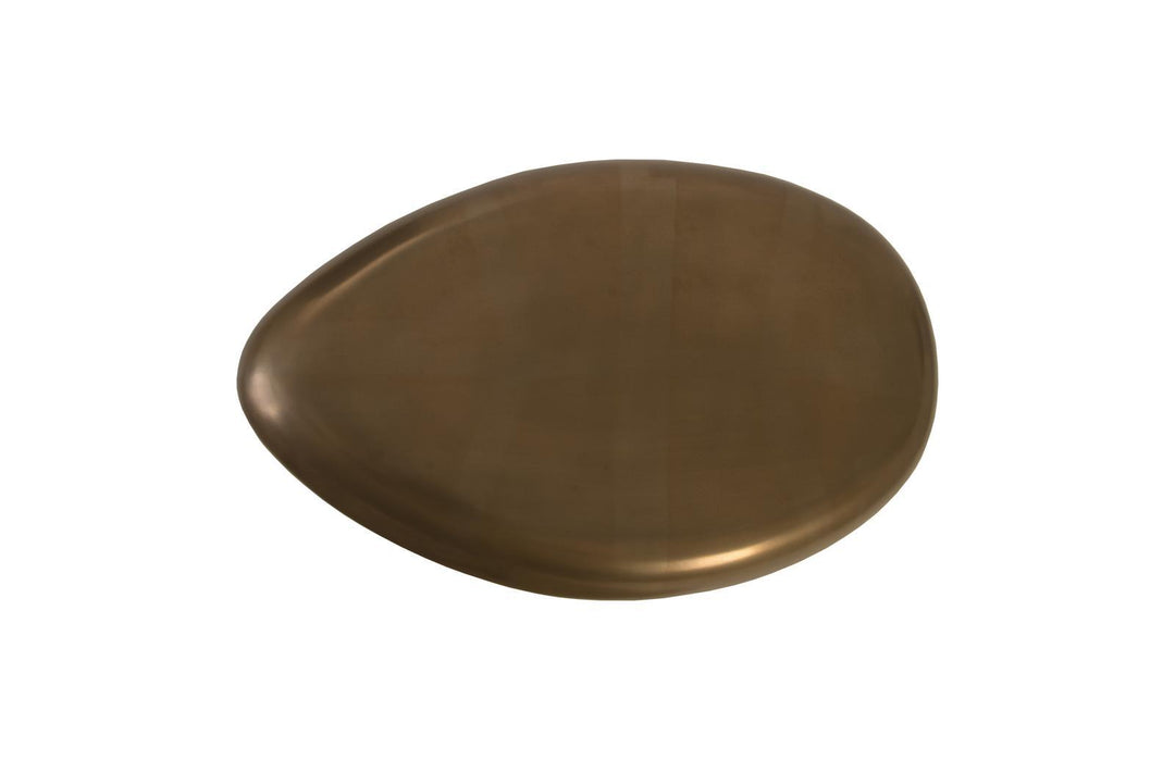 River Stone Coffee Table, Bronze, Small by Phillips Collection — view 2