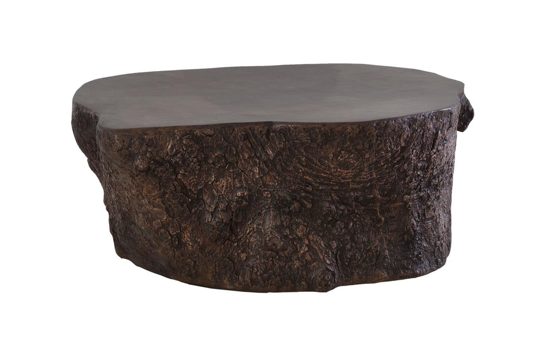 Bark Coffee Table, Bronze by Phillips Collection — view 1
