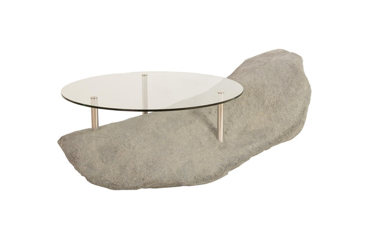 Asteroid Coffee Table, Gray Stone, MD by Phillips Collection — view 1