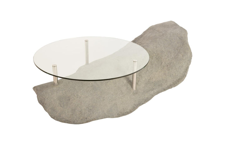 Asteroid Coffee Table, Gray Stone, MD by Phillips Collection — view 2