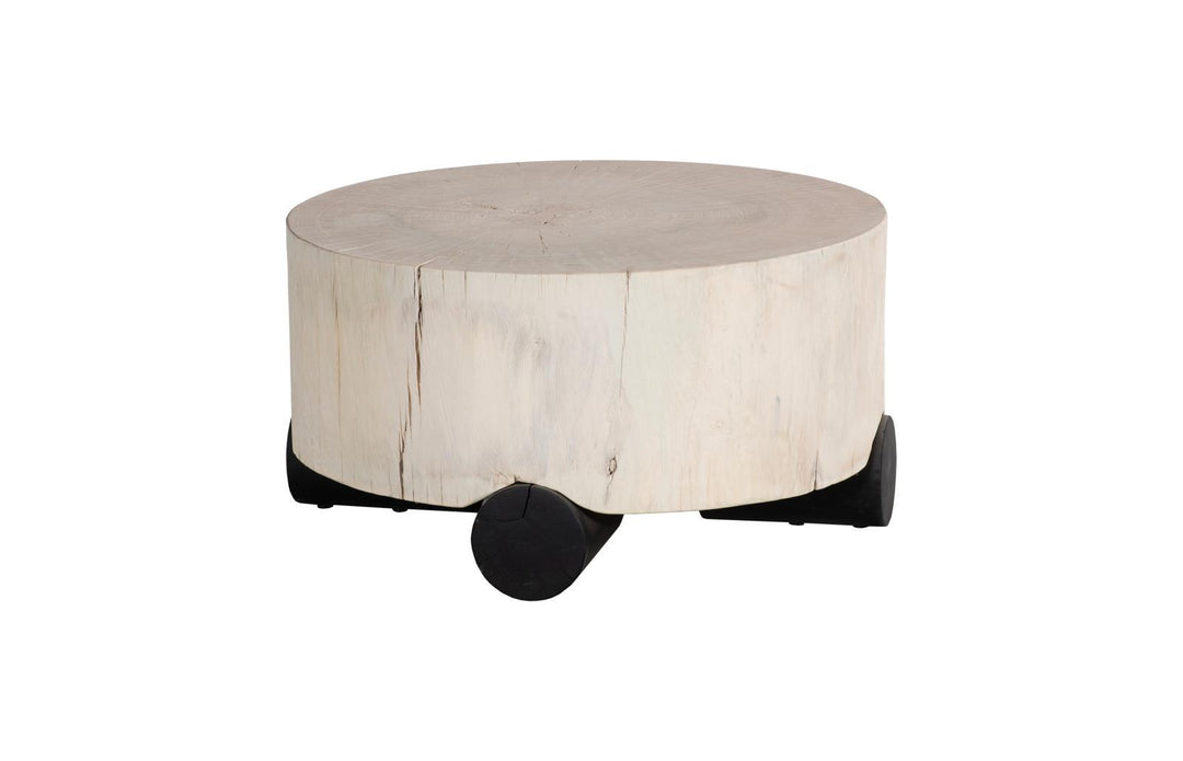 Core Coffee Table, Black Base, Bleached by Phillips Collection — view 1