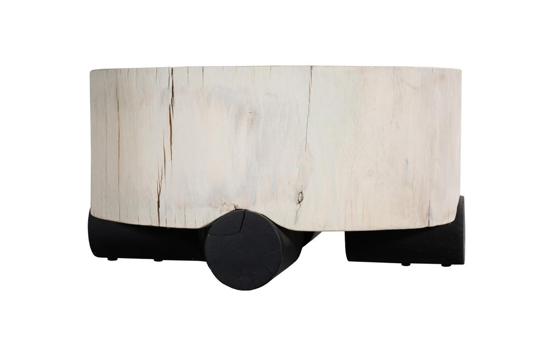 Core Coffee Table, Black Base, Bleached by Phillips Collection — view 3