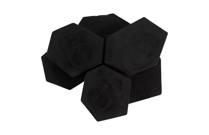 Wood Coffee Table, Black Finish by Phillips Collection — view 2