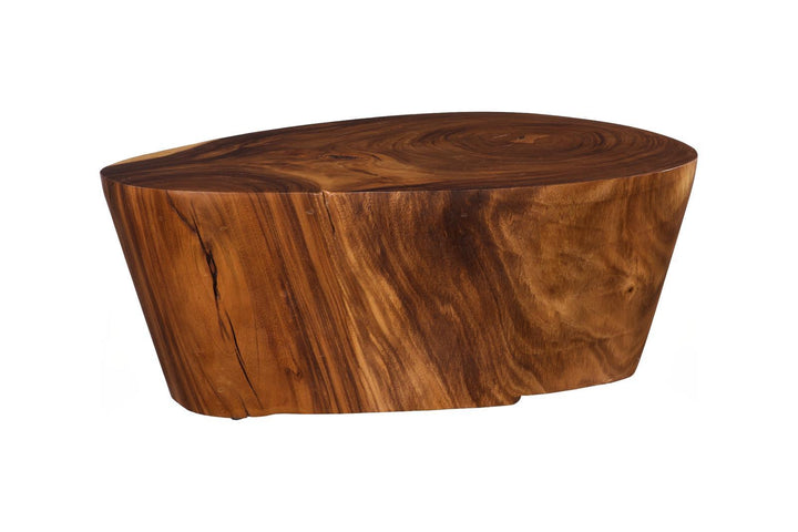 Lathe Coffee Table, Natural, Medium by Phillips Collection — view 1