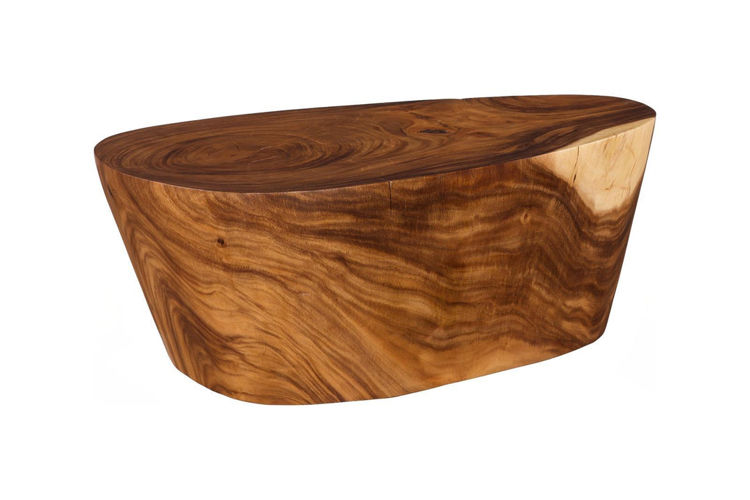 Lathe Coffee Table, Natural, Medium by Phillips Collection — view 3